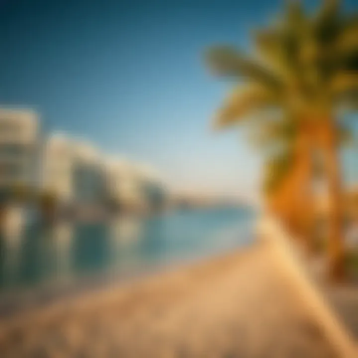 Relaxing beachfront at منتجع كوت دازور Dubai highlighting its lifestyle appeal