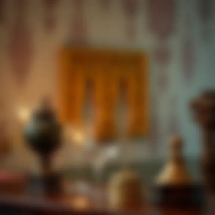 A decorative art piece inspired by Ibn Battuta's travels and cultural discoveries