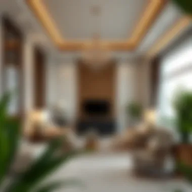 Elegant Interior of a Luxury Villa Elegant interior design of a luxury villa in Dubai