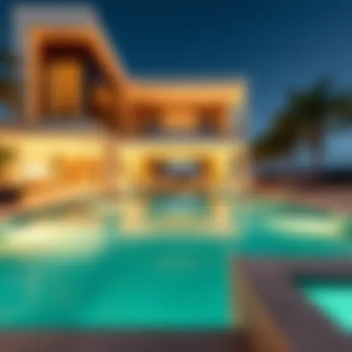Modern Villa with Luxurious Pool Stunning modern villa in Dubai with luxurious pool