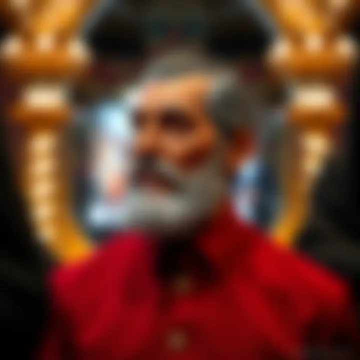 Celebrated figures represented in wax