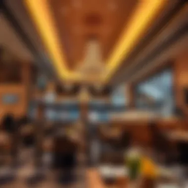 Culinary Delights at Madina Mall Elegant dining area with various culinary options