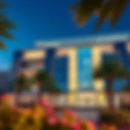 Stunning exterior view of مول showcasing its contemporary architecture