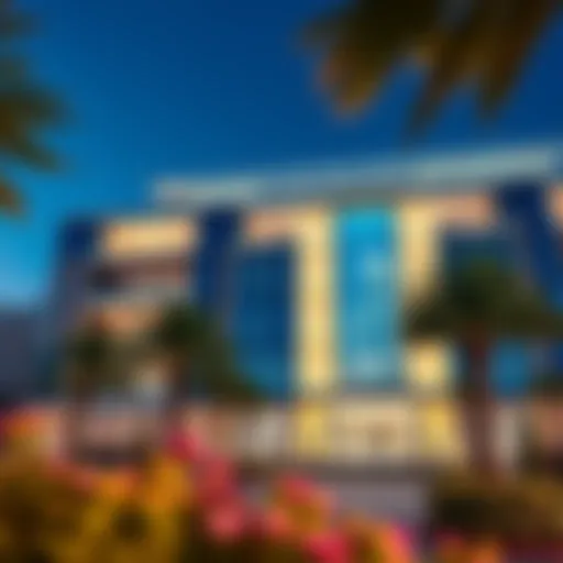 Stunning exterior view of مول showcasing its contemporary architecture