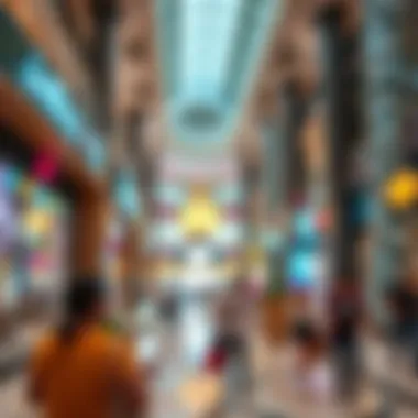 Dynamic Entertainment Hub at ู
ูู Vibrant shopping and entertainment scene inside ู
ูู