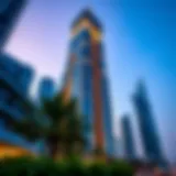 Architectural view of Marble Arch Tower showcasing its modern design