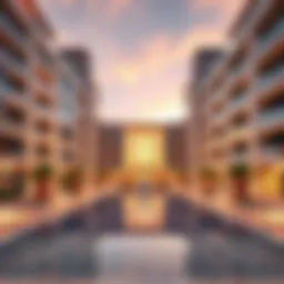 Stunning view of Marina Vista's architectural design