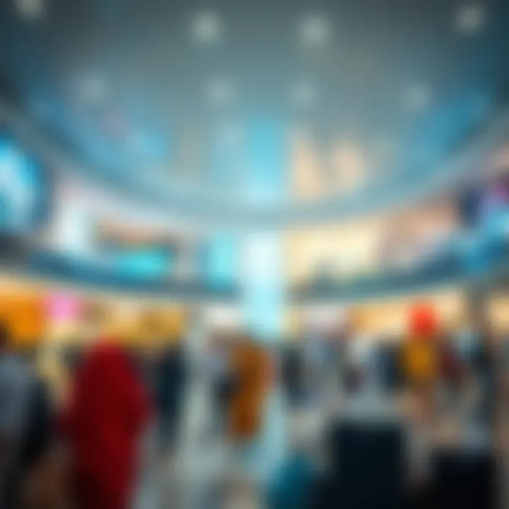 Community events and interactions at the mall