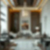 Elegant Interior Design of مزيد مول مصفح Interior view showcasing the elegant design of مزيد مول مصفح