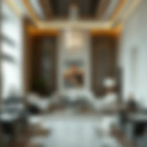 Elegant Interior Design of مزيد مول مصفح Interior view showcasing the elegant design of مزيد مول مصفح