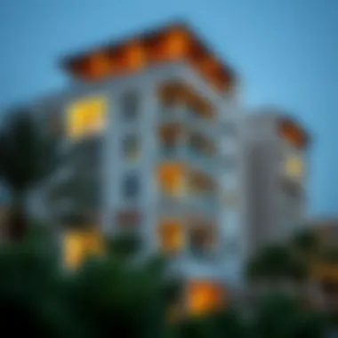 Architectural beauty of a residential building in Mirdif