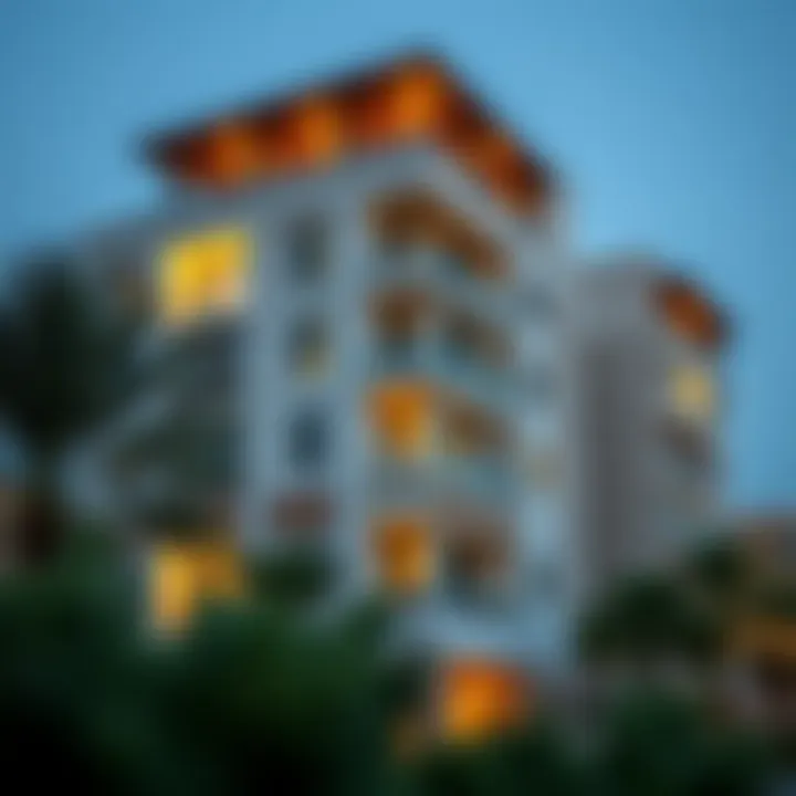 Architectural beauty of a residential building in Mirdif