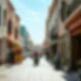 Vibrant streets of Mirdif capturing daily life