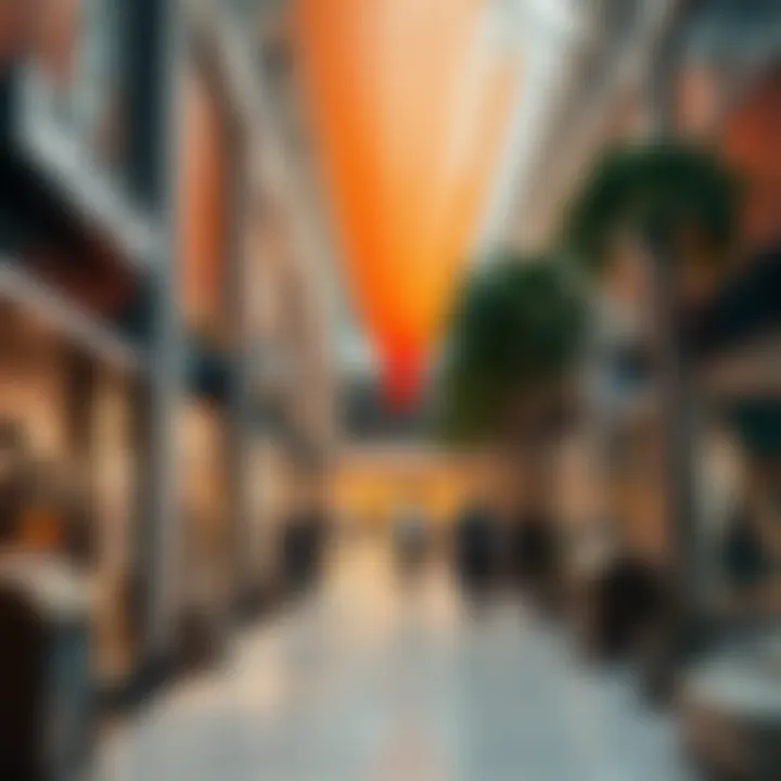 A vibrant shopping experience at مشرف مول الصور with diverse retail options