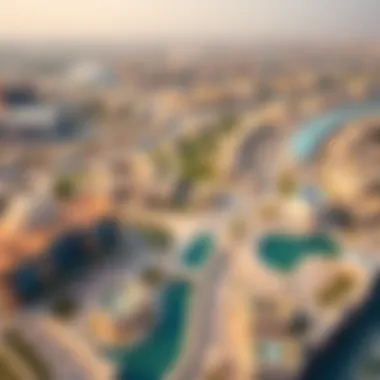 Sustainable City Layout of NEOM A bird's-eye view of the sustainable city layout in NEOM