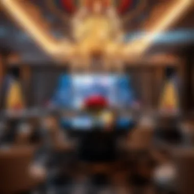 Extravagant New Year's Party in Dubai An extravagant New Year's party setting in a luxurious venue