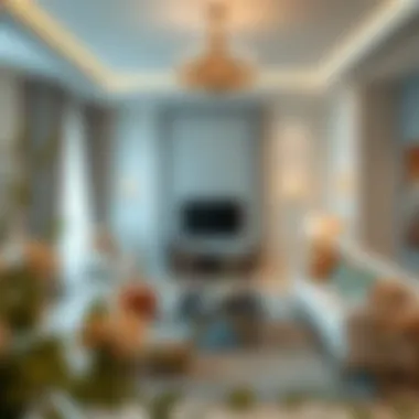 Elegant Living Spaces in Olivia Residence Spacious living room inside Olivia Residence with elegant furnishings