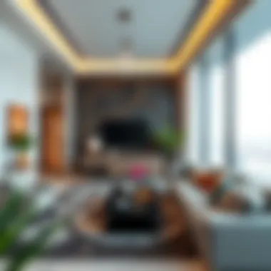 Luxurious Living in Provident Dubai Luxurious apartment interior showcasing sophisticated design