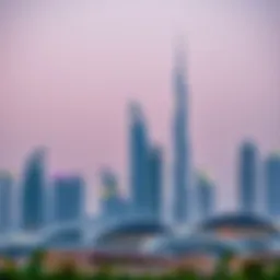 Stunning skyline of Dubai featuring modern architecture