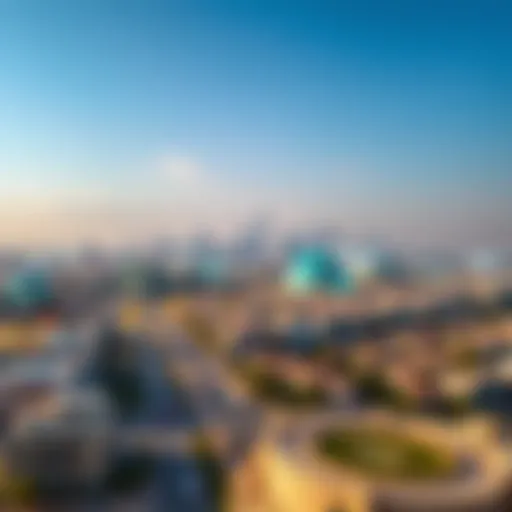 Qusais Skyline and Urban Landscape Panoramic view of Qusais showcasing its skyline and urban landscape