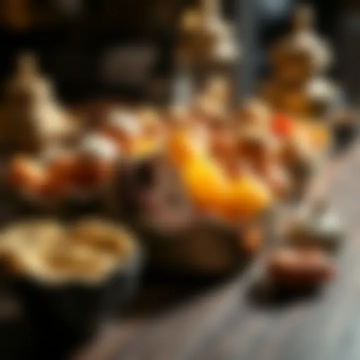 Culinary Delights of Ramadan An array of delicious Arabic sweets served during Ramadan