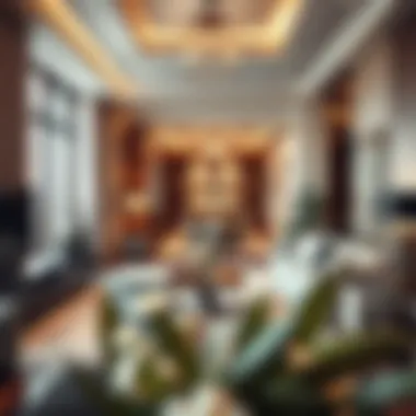 Luxury Apartment Interior A luxurious apartment interior representing high-end living in Dubai.