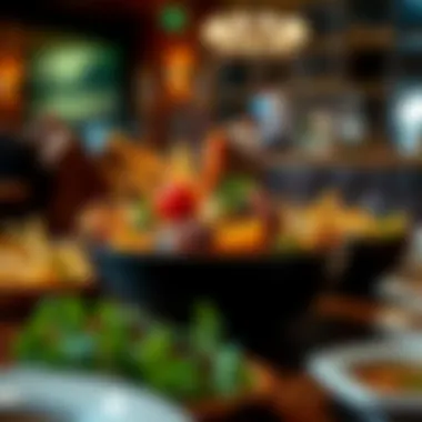 A vibrant dish symbolizing the fusion of traditional and contemporary flavors