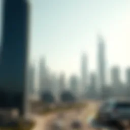 The skyline of Dubai showcasing luxury apartments