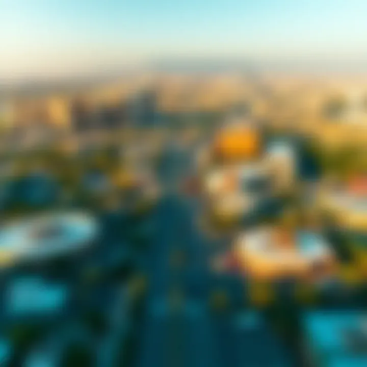 Overview of Dubai Industrial City landscape