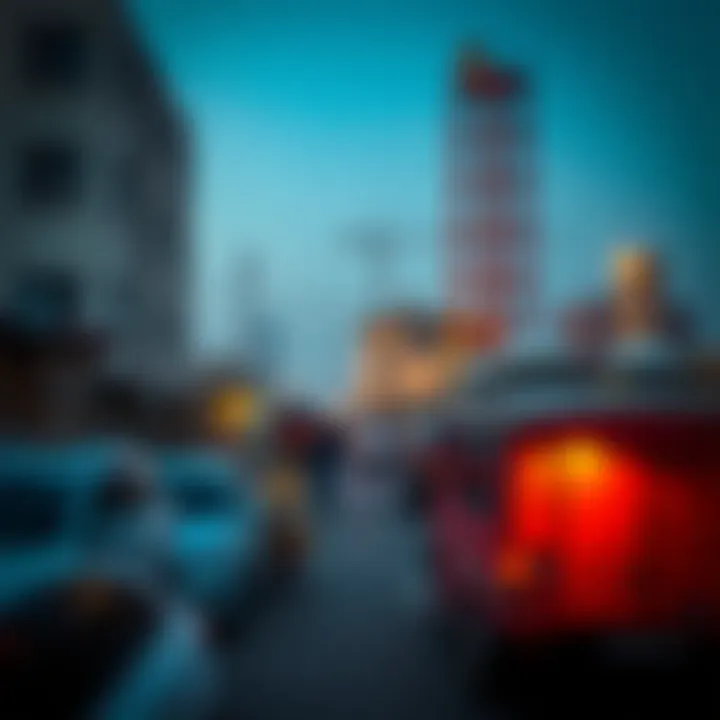 Vibrant community in an industrial setting