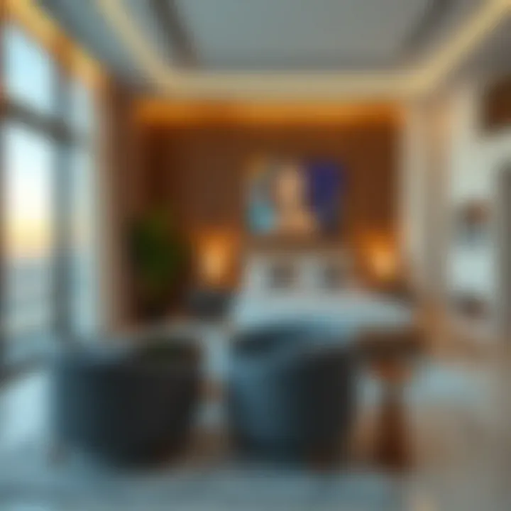 Modern apartment amenities in Abu Hail