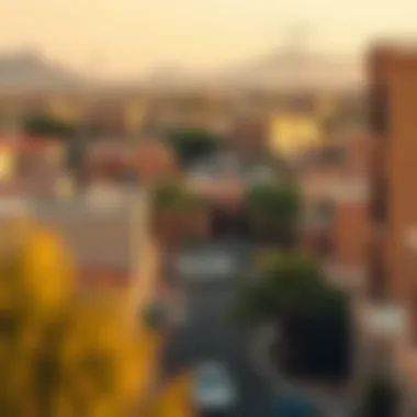 Scenic view of Abu Hail neighborhood