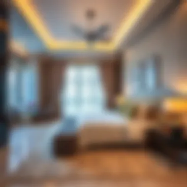 Stylish room interiors in Dubai Silicon Oasis, highlighting contemporary design