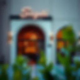 Exterior view of Sigdi Restaurant showcasing its inviting entrance