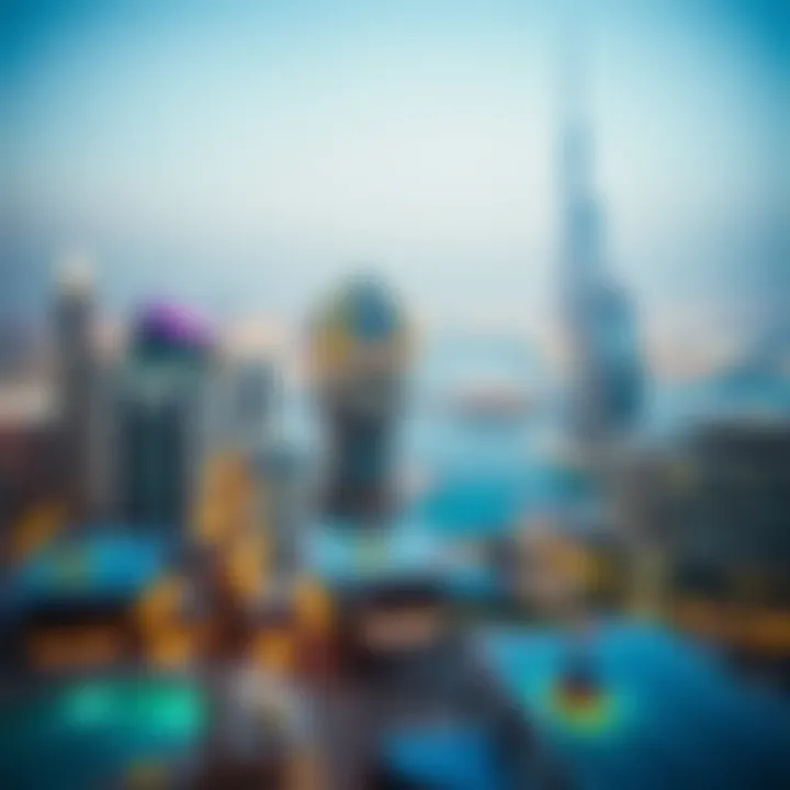 Stunning Business Bay View Panoramic view of Business Bay from the hotel