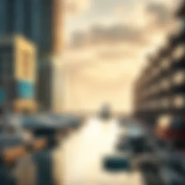 A depiction of socio-economic factors influencing the real estate market around Skyview Tower Marina.