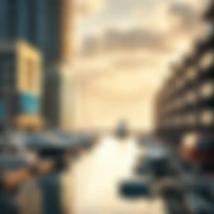 A depiction of socio-economic factors influencing the real estate market around Skyview Tower Marina.