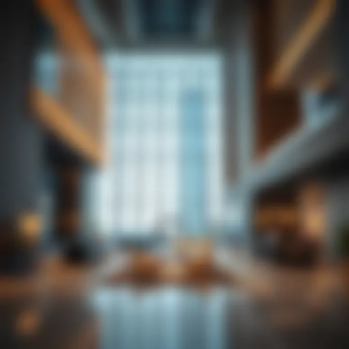 Luxurious lobby interior of Sobha S Tower highlighting modern design