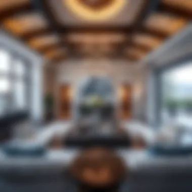 Stylish interior of a high-end luxury home