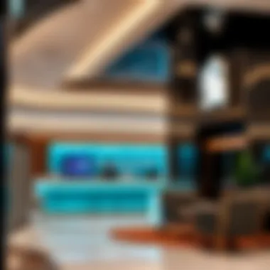 Interior of Standard Chartered Bank showcasing customer service area