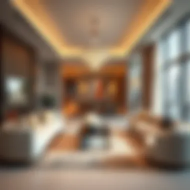 Elegant Interiors of Standpoint Residences Luxurious living space inside Standpoint Residences featuring elegant interiors