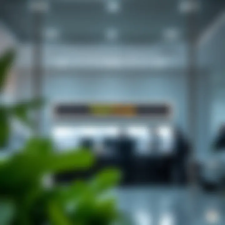 Customer Service Excellence at Tasjeel Qusais Customer service area inside Tasjeel Qusais with staff assisting clients