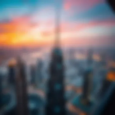 Panoramic view from the observation deck of the 014 Tower