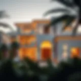 Exterior view of the Ahmed Al Abdulla Residence showcasing its architectural elegance