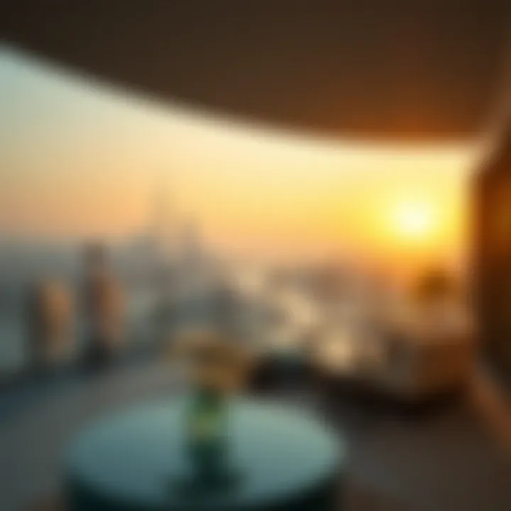 Panoramic View from Ahmed Al Abdulla Residence A panoramic view from the Ahmed Al Abdulla Residence overlooking Dubai