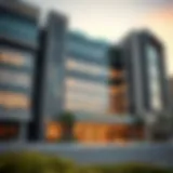 Exterior view of Al Ghanem Business Center showcasing modern architecture