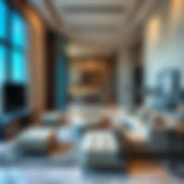 Elegant Interiors of Bloom Tower Residences Luxurious interior of a Bloom Tower apartment showcasing modern design and elegance