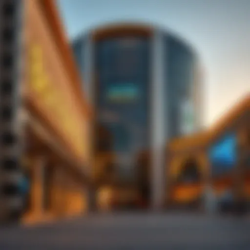 Architectural Marvel of Box Park Roxy Stunning architectural view of Box Park Roxy in Dubai