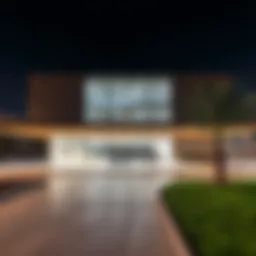 Exterior view of Dip Metro Station showcasing modern architecture