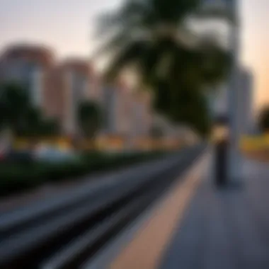 Infographic illustrating property trends near Dip Metro Station